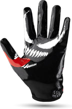 Venom Football Receiver Gloves – Sticky Grip WR Gloves for Youth & Adults