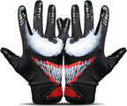 Venom Football Receiver Gloves – Sticky Grip WR Gloves for Youth & Adults
